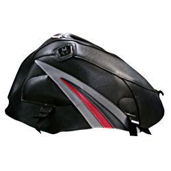 Tapis de reservoir BAGSTER SUZUKI GSXR1000 2005 NOIR/POINTE ACIER/ANTHRACITE/ROUGE