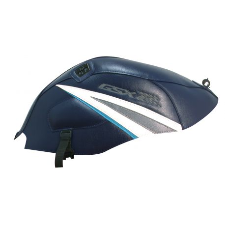 Tapis de reservoir BAGSTER SUZUKI GSXR1000 2006 BLEU FONCE/POINTE BLANCHE/CIEL