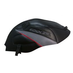 Tapis de reservoir BAGSTER SUZUKI GSXR1000 2006 NOIR/POINTE ACIER/ROUGE