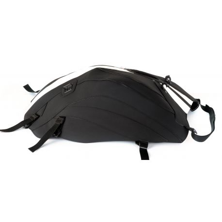 Tapis de reservoir BAGSTER TRIUMPH ROCKET III 2015 NOIR MAT/BANDES BLANCHES