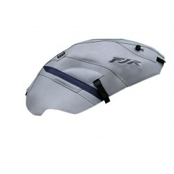 Tapis de reservoir BAGSTER YAMAHA FJR1300 2008-2009 GRIS CLAIR/BANDE BLEU FONCE