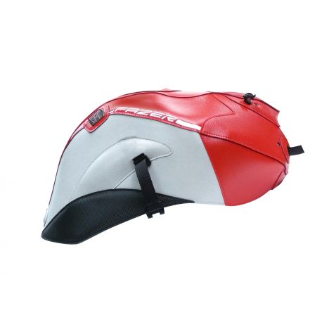 Tapis de reservoir BAGSTER YAMAHA FZ1 FAZER carénée 2011 ROUGE/GRIS/CARBONE