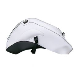 Tapis de reservoir BAGSTER YAMAHA FZ1 N non carénée 2008 BLANC/BANDE ROUGE