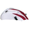 Tapis de reservoir BAGSTER HONDA CBR600RR 2008 BLANC/POINTES ROUGE
