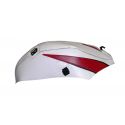 Tapis de reservoir BAGSTER HONDA CBR600RR 2009 BLANC/POINTES ROUGE