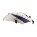 Tapis de reservoir BAGSTER HONDA CBR600RR 2010-2011 BLANC/POINTES BLEU/ROUGE