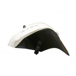 Tapis de reservoir BAGSTER KAWASAKI Z750 2009-2010 BLANC/LISERE VERT NACRE