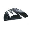 Tapis de reservoir BAGSTER HONDA CBR1000RR 2010 NOIR/POINTE BLANCHE/GRISE