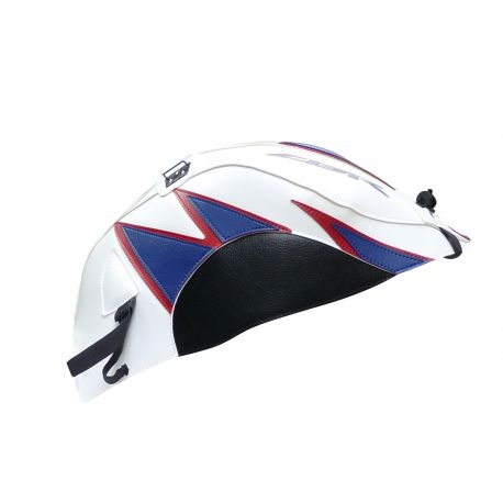Tapis de reservoir BAGSTER HONDA CBR1000RR 2010 BLANC/POINTE BALTIQUE/ROUGE