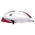 Tapis de reservoir BAGSTER YAMAHA YZF-R6 2008 BLANC/DECO ROUGE