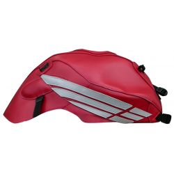 Tapis de reservoir BAGSTER HONDA CBF600N non carénéé 2008-2009 ROUGE FONCE/DECO ACIER/ANTHRACITE