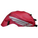 Tapis de reservoir BAGSTER HONDA CBF600N non carénéé 2008-2009 ROUGE FONCE/DECO ACIER/ANTHRACITE