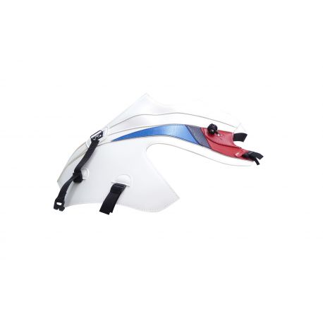 Tapis de reservoir BAGSTER BMW R1200GS 2011 BLANC/DECO ROUGE/BLEU FONCE/GITANE