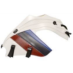 Tapis de reservoir BAGSTER BMW R1200GS 2012 BLANC/DECO BLEU ET ROUGE