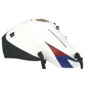 Tapis de reservoir BAGSTER HONDA CB1000R 2010-2013 BLANC/POINTE BLEU ET ROUGE FONCE