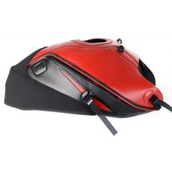Tapis de reservoir BAGSTER HONDA CB1000R 2015 ROUGE/NOIR/POINTES CARBONES ET ROUGES