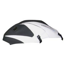Tapis de reservoir BAGSTER HONDA CB1000R 2009-2010 BLANC/NOIR MAT
