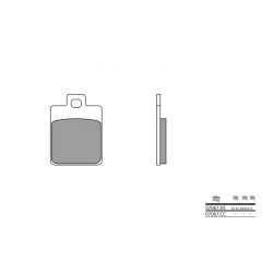 Plaquettes de frein Scooter carbone céramique BREMBO 07067CC