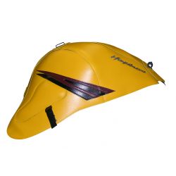 Tapis de reservoir BAGSTER SUZUKI HAYABUSA 2009 JAUNE/POINTE BORDEAUX/NOIR