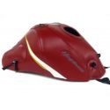 Tapis de reservoir BAGSTER SUZUKI HAYABUSA 2014 ROUGE FONCE/POINTE BLANCHE/OR