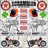 Planche autocollants Scrambler 0