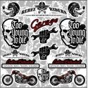 Planche autocollants rebel Riders