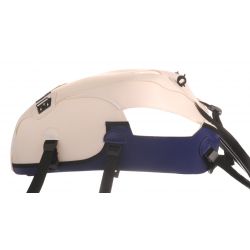 Tapis de reservoir BAGSTER TRIUMPH BONNEVILLE 800 / 900 2014 BLANC/BALTIQIQUE/LISERE NOIR