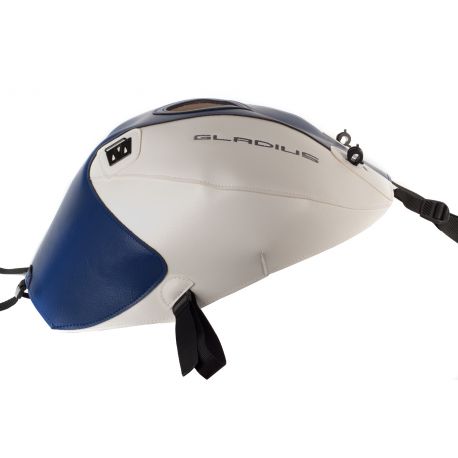 Tapis de reservoir BAGSTER SUZUKI SVF650 GLADIUS 2015 MILIEU BALTIQUE/COTE BLANC