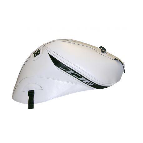Tapis de reservoir BAGSTER YAMAHA XJ6 2009 BLANC/BANDE NOIR