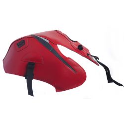Tapis de reservoir BAGSTER HONDA CBF125 2014-2015 ROUGE/POINTES ANTHRACITE/GRIS CLAIR