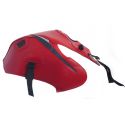 Tapis de reservoir BAGSTER HONDA CBF125 2014-2015 ROUGE/POINTES ANTHRACITE/GRIS CLAIR