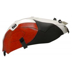 Tapis de reservoir BAGSTER BMW S1000RR 2012-2013 BLANC/ROUGE/POINTE CARBONE
