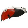 Tapis de reservoir BAGSTER BMW S1000RR 2012-2013 BLANC/ROUGE/POINTE CARBONE 0