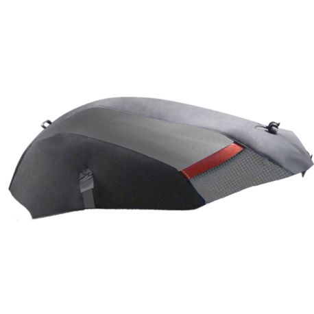 Tapis de reservoir BAGSTER BMW S1000RR 2010-2011 NOIR MAT/DÉCO ESPACE/ET ROUGE FONCÉ