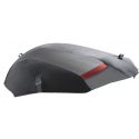 Tapis de reservoir BAGSTER BMW S1000RR 2010-2011 NOIR MAT/DÉCO ESPACE/ET ROUGE FONCÉ