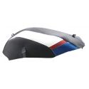 Tapis de reservoir BAGSTER BMW S1000RR 2010-2011 NOIR MAT/DÉCO BLANCHE/AZUR NACRÉ/ET ROUGE FONCÉ