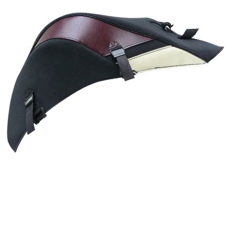 Tapis de reservoir BAGSTER KAWASAKI Z1000 2010-2011 NOIR MAT/DÉCO BORDEAUX FONCÉ/CRÈME