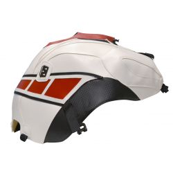Tapis de reservoir BAGSTER YAMAHA FZ8 2012 BLANC/DECO ROUGE/NOIR 50° ANNIV