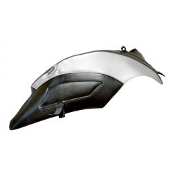 Tapis de reservoir BAGSTER DUCATI DIAVEL 2011-2015 2012-2013 NOIR/DECO ARGENT/LISERE ANTHRACITE