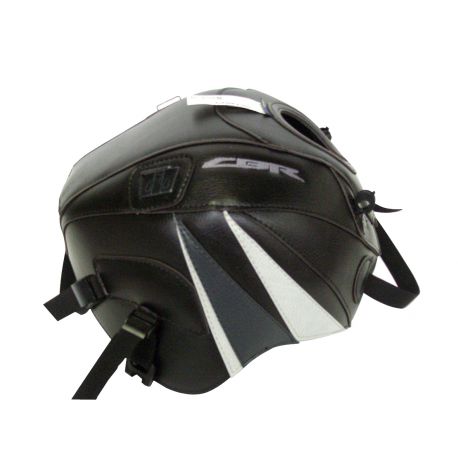 Tapis de reservoir BAGSTER HONDA CBR125 CBR250 2012-2013 NOIR/POINTE GRISE CLAIR ET ANTHRACITE 
