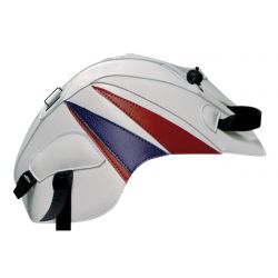 Tapis de reservoir BAGSTER HONDA CBR125 CBR250 2012-2013 BLANC/POINTE ROUGE ET BLEUE 2012-2013 BLANC/POINTE ROUGE ET BLEUE