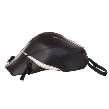 Tapis de reservoir BAGSTER KAWASAKI ZX10R 2016 NOIR MAT GRAINE/DECO BLANC