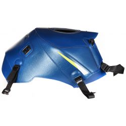 Tapis de reservoir BAGSTER SUZUKI GSR750 2015-2016 AZUR NACRE/BLANC/JAUNE FLUO