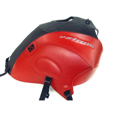 Tapis de reservoir BAGSTER SUZUKI DL650 DL1000 V-STROM 2014 NOIR MAT/ROUGE