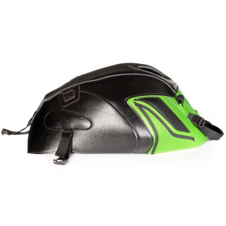 Tapis de reservoir BAGSTER KAWASAKI ER6 N/F 2016 NOIR/VERT NACRE/DECO NOIR ET VERT NACRE