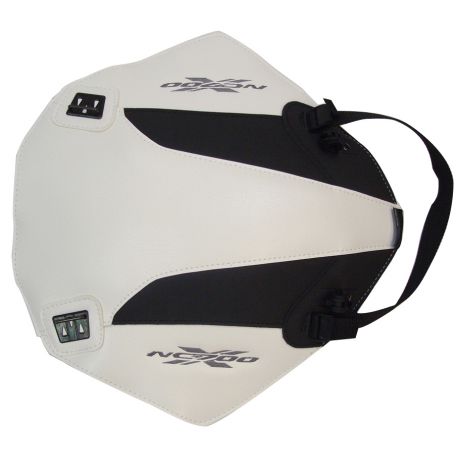 Tapis de reservoir BAGSTER HONDA NC700X 2012-2013 BLANC/NOIR MAT