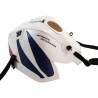Tapis de reservoir BAGSTER HONDA CBR500R 2014 BLANC/POINTES BLEUES BALTIQUE/ROUGE 0