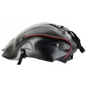 Tapis de reservoir BAGSTER HONDA CB1100 2015 NOIR/DECO ANTHRACITE/ROUGE FONCE
