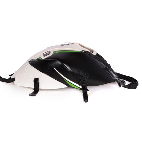 Tapis de reservoir BAGSTER KAWASAKI Z800 2013-2016 NOIR MAT/BLANC/NOIR/BLANC/VERT NACRE