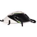 Tapis de reservoir BAGSTER KAWASAKI Z800 2013-2016 NOIR MAT/BLANC/NOIR/BLANC/VERT NACRE